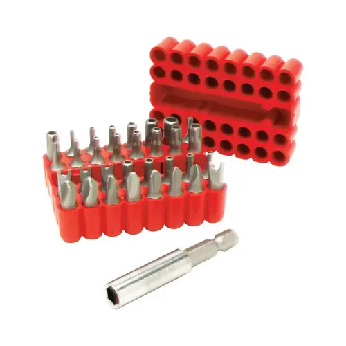 Security Bit Set Assorted 1" L Multi-Material