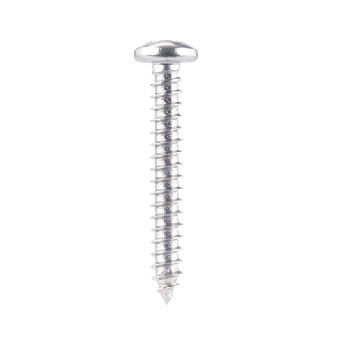 Sheet Metal Screws No. 6 S X 1" L Phillips Pan Head 100 Silver