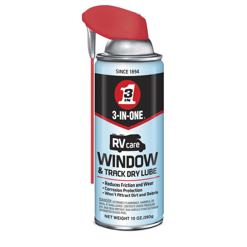 3INONE 120091 Dry Lubricant Smart Straw Window and Track 10 oz