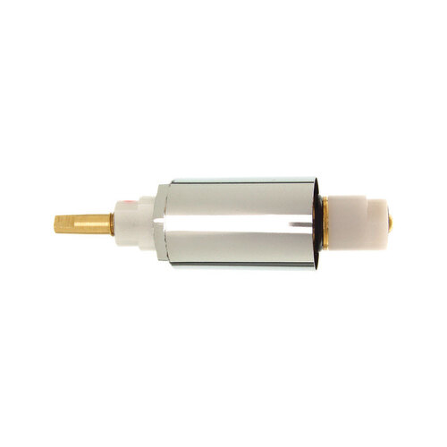 Faucet Cartridge, Brass, Chrome Plated, 4-47/64 in L, For: Mixet Single Handle Tub/Shower Faucets