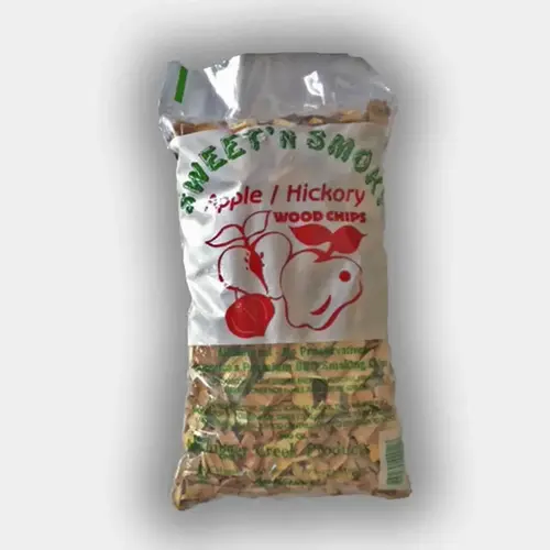 Chigger Creek 762594000407 Wood Smoking Chips Sweet' N Smoky Apple/Hickory 200 cu in