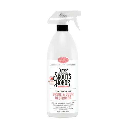 Pet Bed Odor/Stain Remover Cat Liquid 35 oz