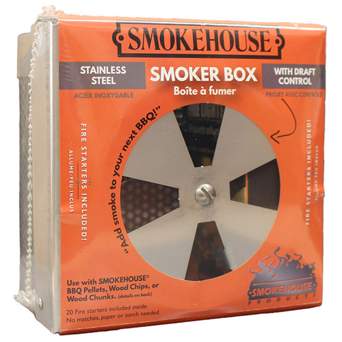 Smokehouse 9700-000-0000 Smoker Box Stainless Steel 5.25" L X 5.25" W