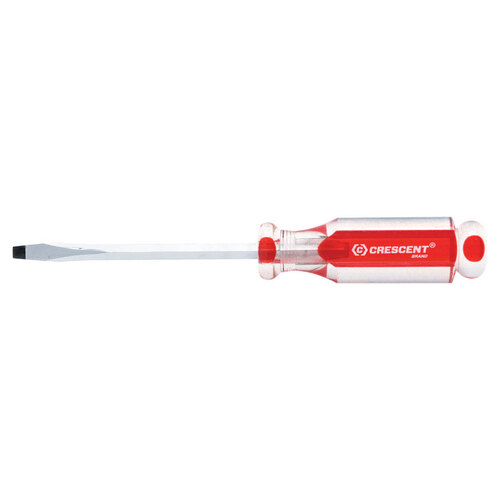 Screwdriver 3/16" S X 4" L Slotted Red