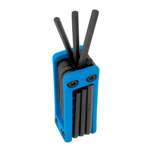 Hex Key Set Metric Fold-Up Blue