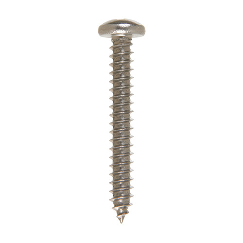 Sheet Metal Screws No. 8 S X 1-1/4" L Phillips Pan Head 100 Silver