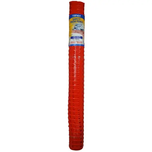 Tenax 90600004 Fence 4 ft. H X 50 ft. L HDPE Plastic Safety Orange Orange