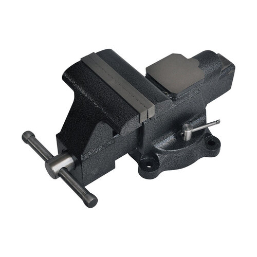 Bench Vise 6" Forged Steel Swivel Base Black