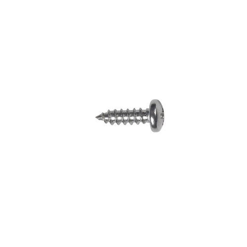 Sheet Metal Screws No. 4 X 3/8" L Slotted Hex Washer Head Silver