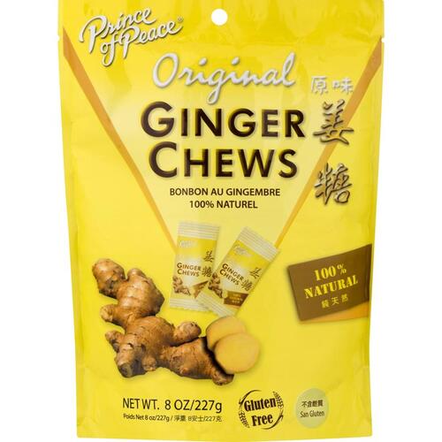 Prince of Peace F-04111-XCP12 Chews Original Ginger 4.4 oz - pack of 12