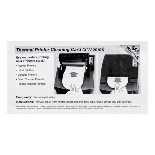 Cleaning Card 6" W X 3 ft. L