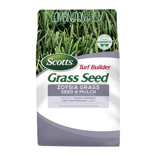 Grass Seed and Mulch Turf Builder Zoysia Grass Partial Shade/Sun 5 lb