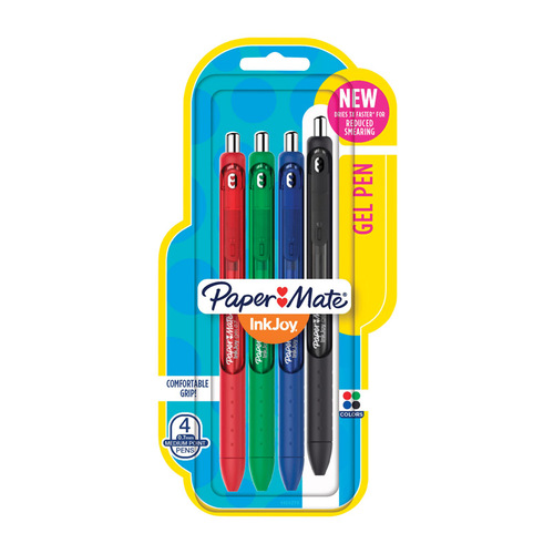 Gel Pen Ink Joy Assorted Retractable - pack of 6