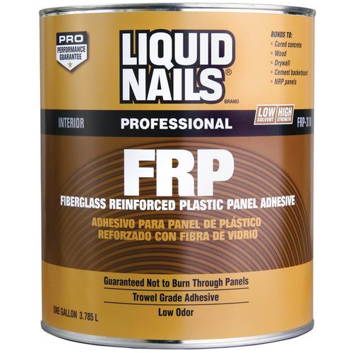 Liquid Nails FRP310 GALLON Adhesive FRP Fiberglass Reinforced Plastic