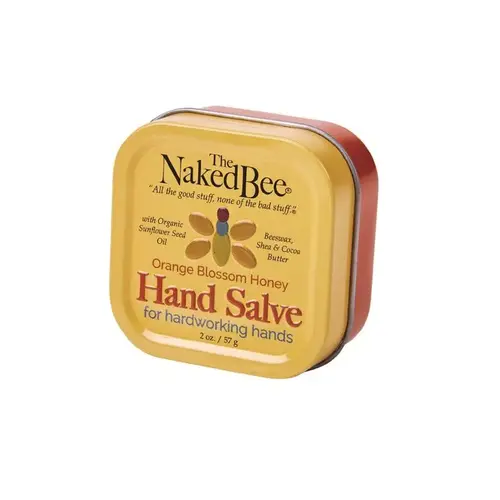 The Naked Bee NBHS Hand and Cuticle Healing Salve Orange Blossom Honey Scent 1.5 oz