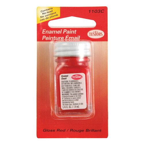 Hobby Paint Gloss Red 0.25 oz Red