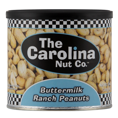 The Carolina Nut Company 21071-XCP6 Peanuts Buttermilk Ranch 12 oz Can - pack of 6