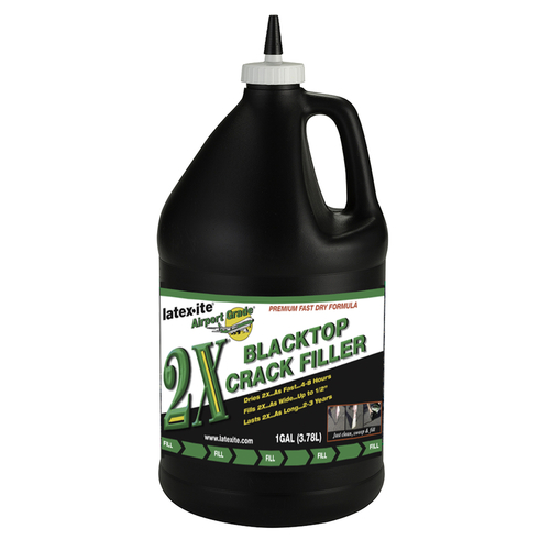 Crack Filler Black Rubber-Based Acrylic 1 gal Black - pack of 6