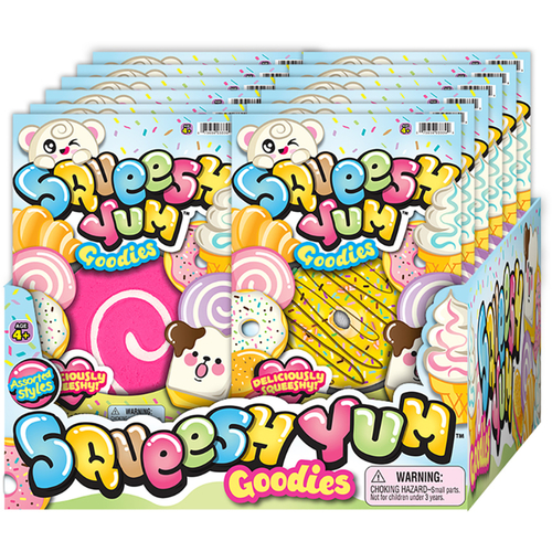 Squeesh Yum 3339-XCP12 Toy Foam Assorted Assorted - pack of 12
