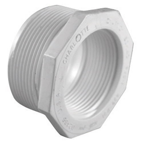 Reducing Bushing Schedule 40 1-1/4" MPT X 3/4" D FPT PVC