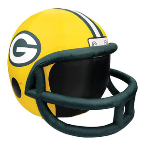 Sporticulture INFLHGRB Inflatable Helmet Greenbay Packers Nylon Multicolored