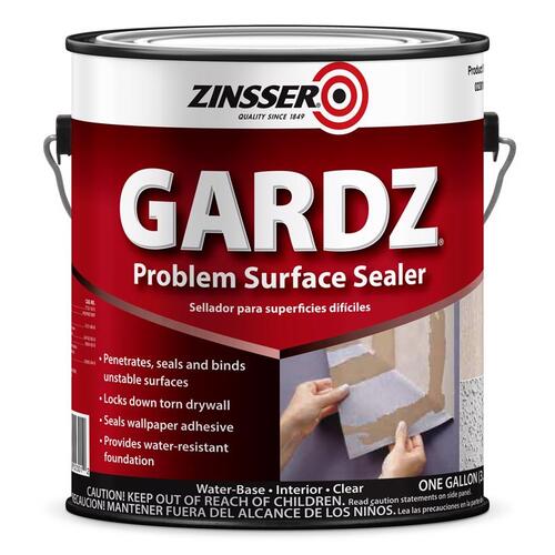 Gardz Problem Surface Sealer, Acoustic/Texture, Clear, 1 gal, Can - pack of 2