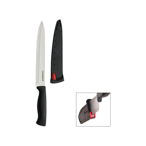 Farberware Edgekeeper 8 Chef Knife with Sleeve (Black)