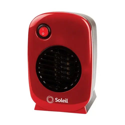Soleil MH-01 Portable Heater Electric Ceramic Red