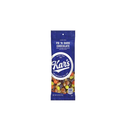 Kars 8234-XCP12 Trail Mix Peanut Butter 'N Dark Chocolate 2 oz Bagged - pack of 12