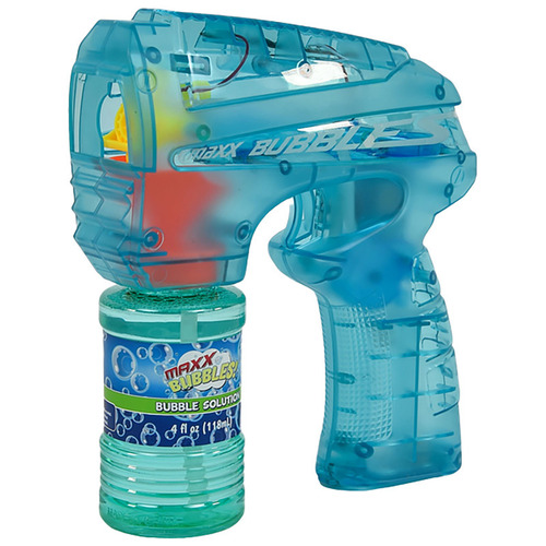 Maxx Bubbles 320082 Toy Bubble Blaster Plastic Blue Blue
