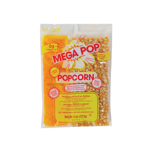 Corn/Oil/Salt Kits Mega Pop Butter 8 oz Pouch - pack of 36