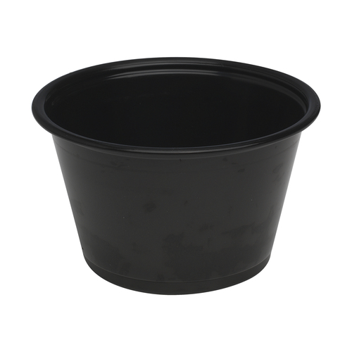 Dixie(R) CUPS PLS 4 OZ 12/200 BLACK SOUFFLE