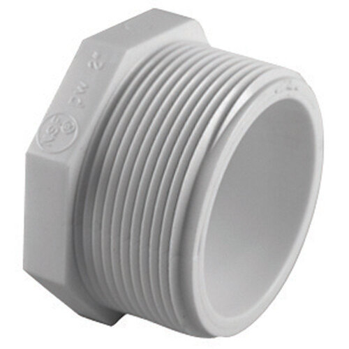 Plug Schedule 40 2-1/2" MPT PVC