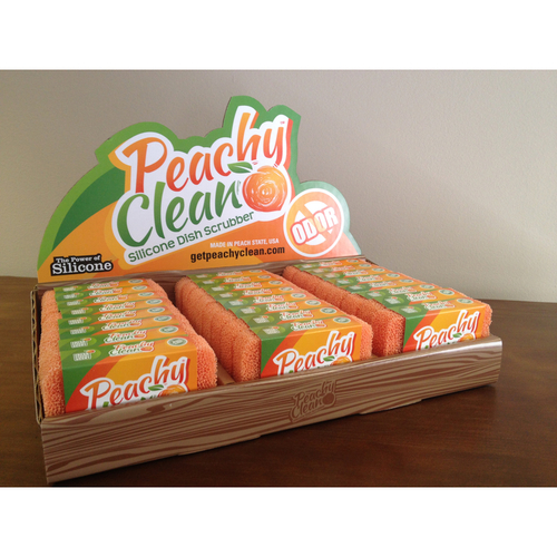 Peachy Clean Silicone Scrubber