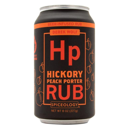 BBQ Rub Derek Wolf Hickory Peach Porter 8 oz - pack of 6