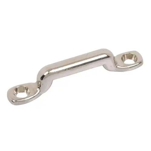 Strap Loop Nickel-Plated Low Carbon Steel 2 - 5/8" L Nickel-Plated