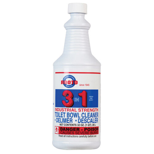 Toilet Bowl Cleaner and Delimer 3-in-1"dustrial Strength Fresh Pine Scent 32 oz Liquid