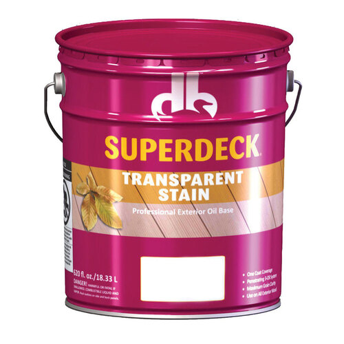 Superdeck DPI01903520 Wood Stain Transparent Redwood OilBased 5 gal