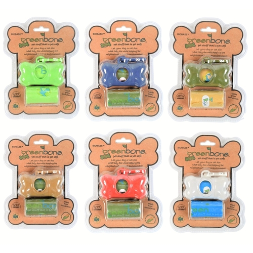 Greenbone 13002 Disposable Pet Waste Bags CornBased Resin