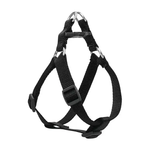 Harness Basic Solids Black Black Nylon Dog Black