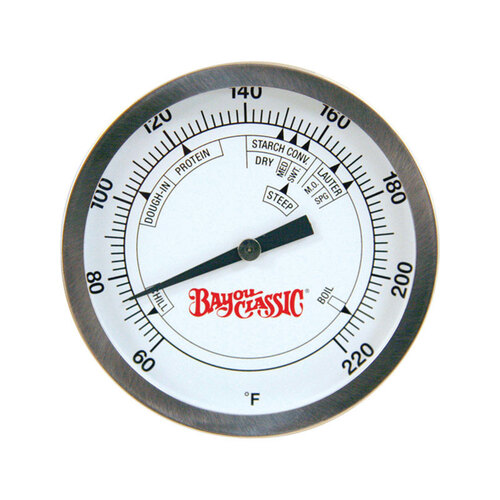 Bayou Classic 800-770 Brew Thermometer Analog Silver