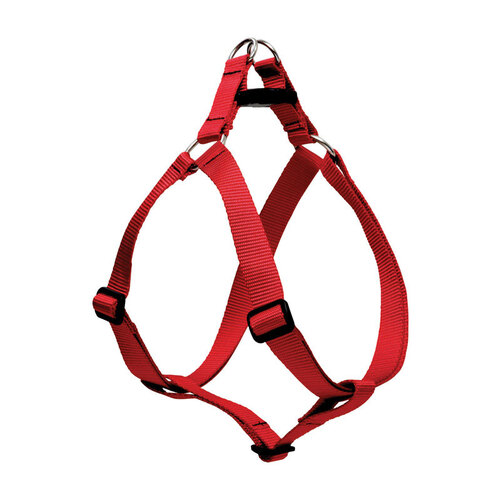 Harness Basic Solids Red Red Nylon Dog Red