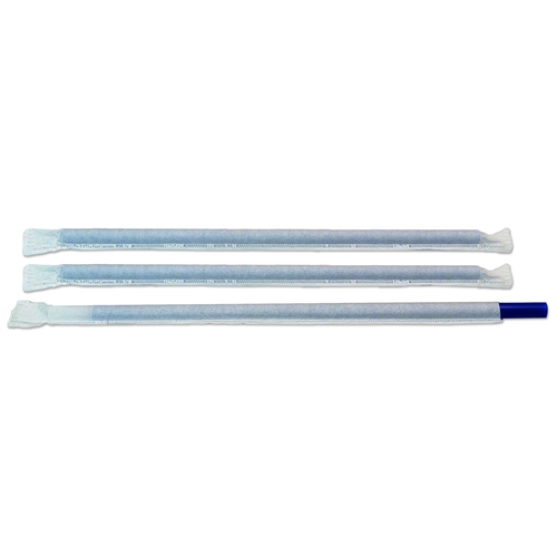 WRAPPED GIANT STRAWS BLUE R720253