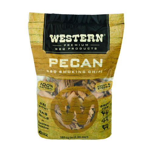 Western 78076 Wood Smoking Chips Pecan 180 cu in