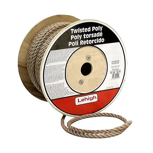 Rope Lehigh 5/8" D X 140 ft. L Brown Twisted Polypropylene Brown