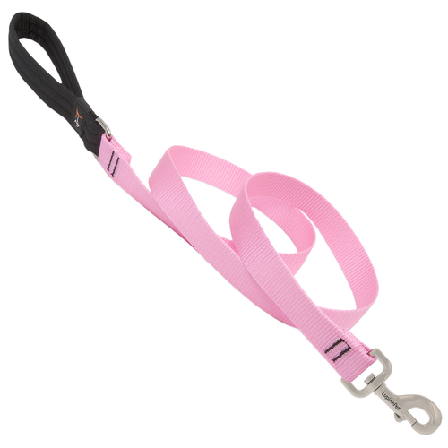 Lupine Pet 57559 Leash Basic Solids Pink Pink Nylon Dog Pink