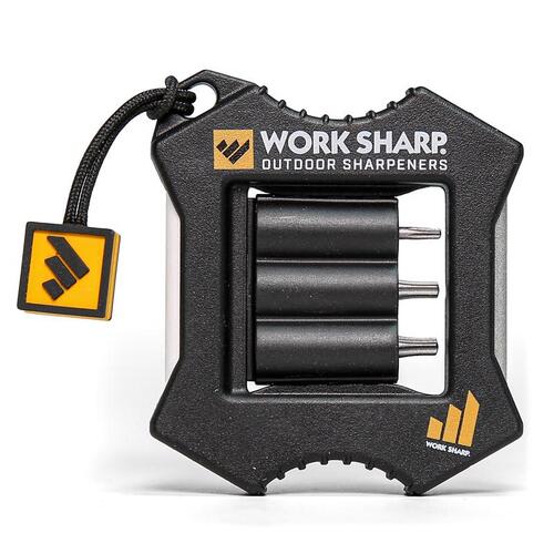 Micro Sharpener and Knife Tool EDC Ceramic/Diamond Black