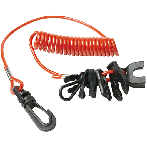 Coil Lanyard with Keys Nylon