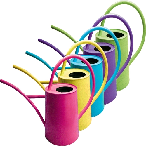 2-Pack Kids Watering Cans - 4.3x3.9x3.5 Inch Colorful Bath & Beach Toys For Toddlers