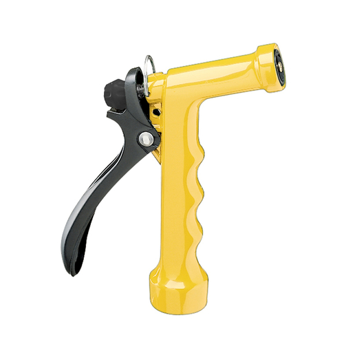 Pistol Nozzle Adjustable Nylon/Zinc Yellow